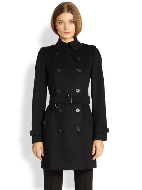 burberry wool &|Burberry wool trench coat.